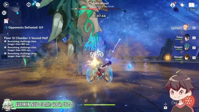 Abyss pain and struggles | Account Review |✨Welkin at 500 | Genshin Impact Live India 4.4 смотреть онлайн