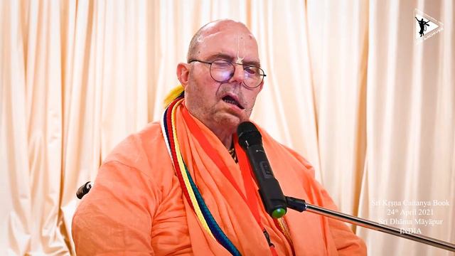 Expressing Anger Externally, Lord Caitanya is Very Satisfied with King Pratāparudra || 20210424 [CC смотреть онлайн