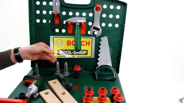 Верстак детский Bosch с винтовертом 8686