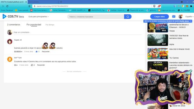 COS TV 💲💲 GANAR DINERO 20$ POR COMENTAR, SUBIR VIDEOS Y DARLE LIKES A VIDEOS смотреть онлайн