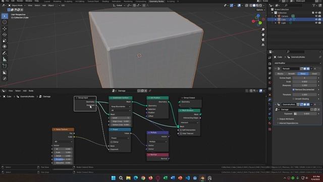 Procedural Edge Wear With Geometry Nodes смотреть онлайн