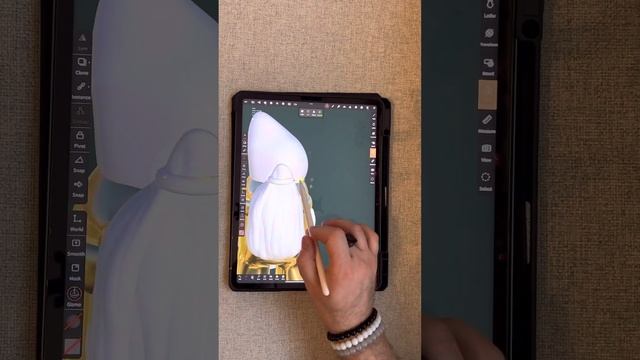 When Santa is SUS. 3D modeling in Nomad Sculpt iPad pro смотреть онлайн