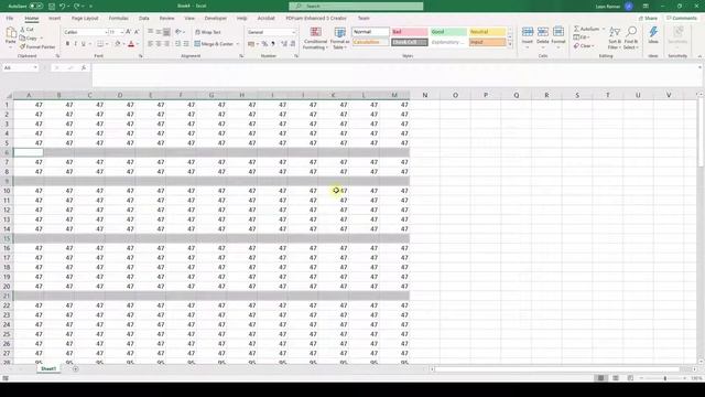 Excel Delete Blank Rows / Remove Empty Rows (2020) - 1 MINUTE смотреть онлайн