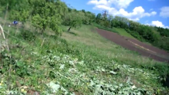 Заросший участок. Косим бурьян. смотреть онлайн