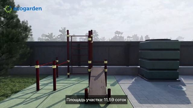 Ландшафтный проект. КП "Юсупово парк". смотреть онлайн