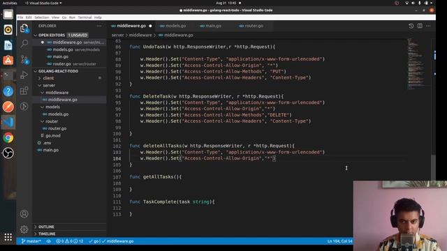 GO + REACT ⏩⏩ TO-DO-APP, Part - 8 смотреть онлайн