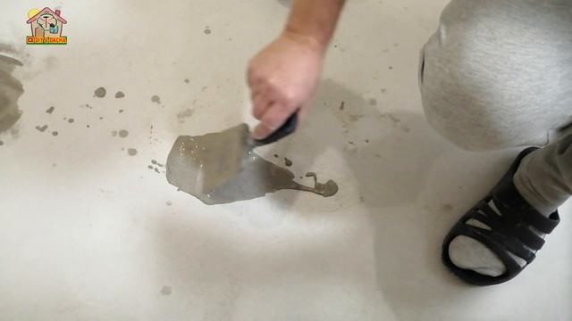 Как заделать следы на стяжке пола. DIY & DACHA Серия 228 смотреть онлайн