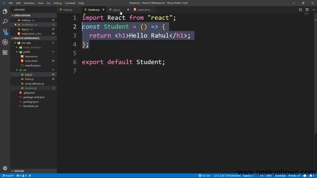 Composing Components in React JS (Hindi) смотреть онлайн