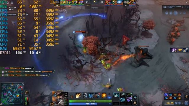 GTX 1060 3GB | XEON 1230 v3 | DOTA 2 - 1080p - Very High Settings! смотреть онлайн