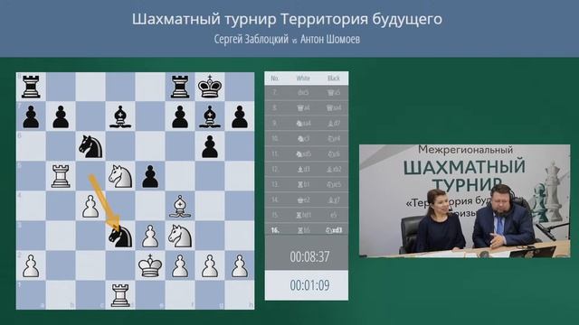 Межрегиональный шахматный турнир "Территория будущего" смотреть онлайн