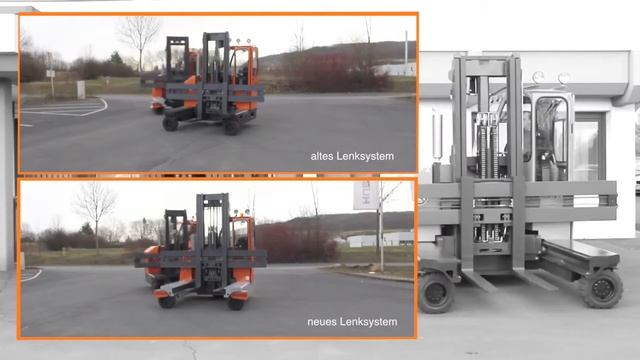 Инновации многоходовой боковой погрузчик HUBTEX DQ 45 смотреть онлайн