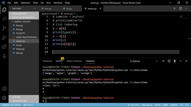 Python Tutorial | list and tuple data type in python in Hindi | Eduotech | #11 смотреть онлайн