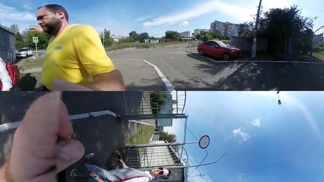 Идем в Гимназию №15 на 1е сентября. Видео 360. Я люблю Черёмушки и Красноярск. смотреть онлайн