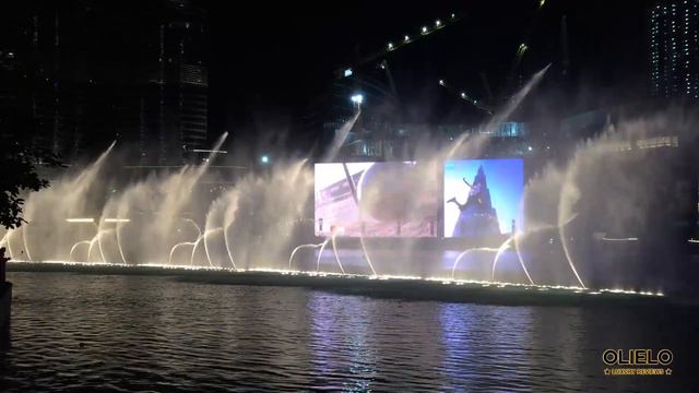 The Dubai Mall fountain show смотреть онлайн