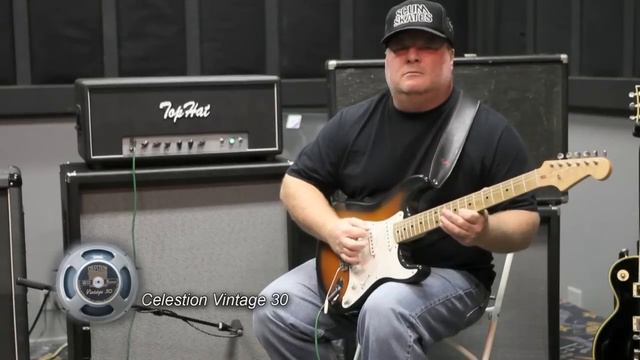 Clean Guitar Speaker Shootout: Celestion, JBL D120, Altec Lansing, using Top Hat Amp Head смотреть онлайн