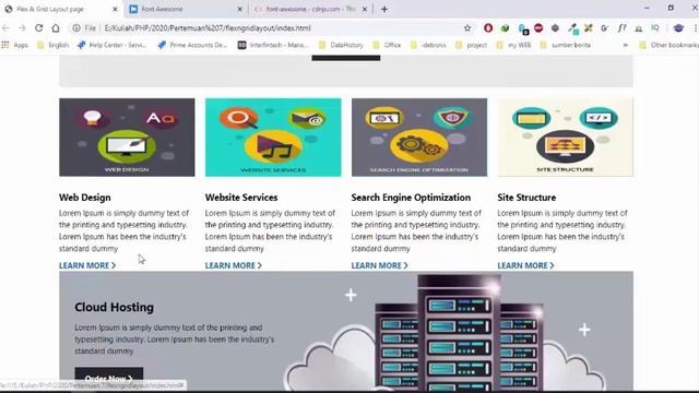 Intro Tutorial Design Website Responsive Using HTML CSS Flex, Grid and Media Query -Timelapse смотреть онлайн