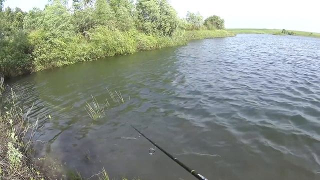 Рыбалка весной на спиннинг на красивом пруду смотреть онлайн