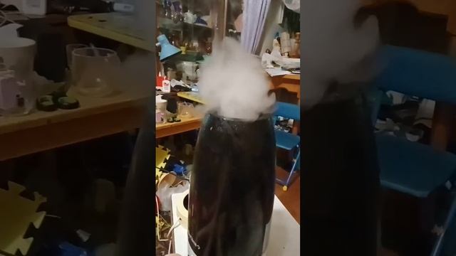 как происходит извержение дымового вулкана ? смотреть онлайн