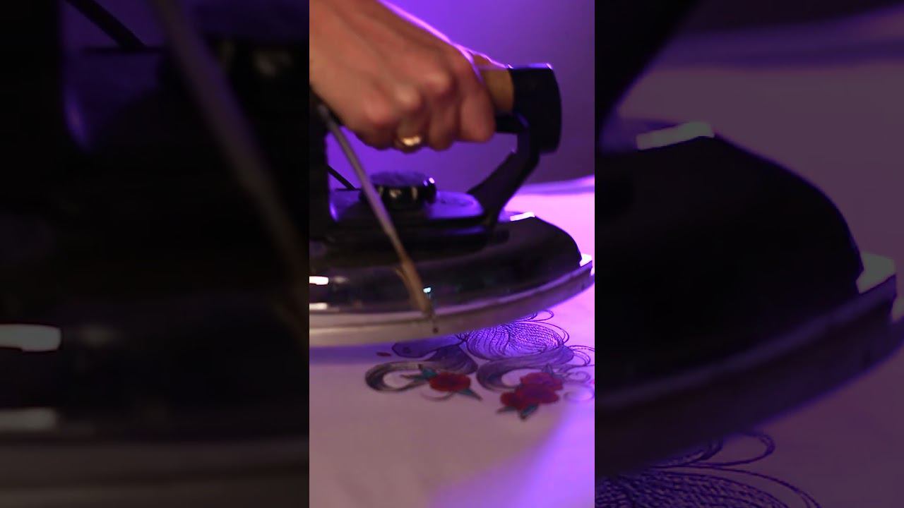 Залипательная вышивка #shortsvideo смотреть онлайн