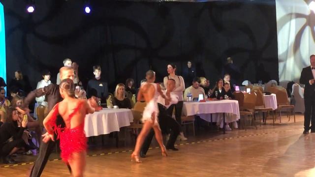 AIR DANCE CHRISTMAS BALL Youth1 Open 3 place. Савинский Андрей/Беседин Полина смотреть онлайн