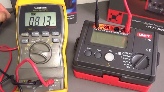 Tester de aislamiento serie UT500 / UT501 UT502 vs UT502A UT501A / Cómo usar mega o giga ohmimetro смотреть онлайн