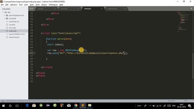 Form Submit using Ajax in PHP смотреть онлайн