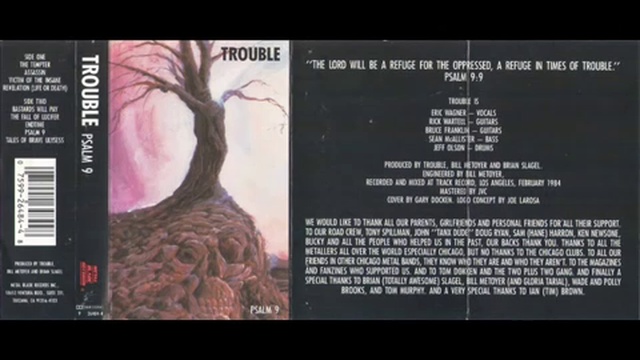 Trouble(Doom/Psychedelic Metal USA)- Psalm 9 (Full Album 1984) [1991 REISSUED CASSETTE RIP] смотреть онлайн