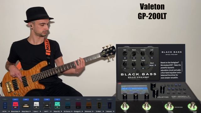 Valeton GP-200LT - Bass Demo By Angelo Paddeu