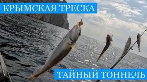 Крымская «ТРЕСКА» и тайный ТОННЕЛЬ к морю в Балаклаве!! Первые синие окуни в последний теплые дни!)