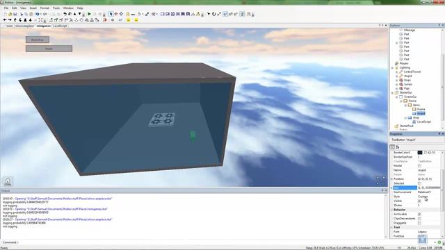 Roblox Lua Tutorials - 31: Basic GUI смотреть онлайн