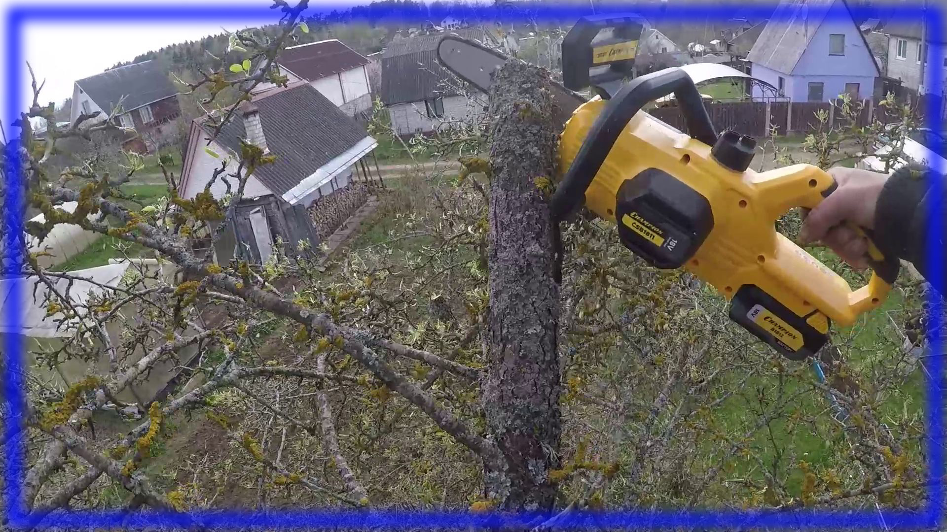 Champion CSB1811 Испытание Аккумуляторной пилы смотреть онлайн