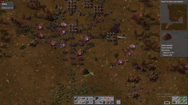 Factorio - how to kill aliens using laser turret смотреть онлайн