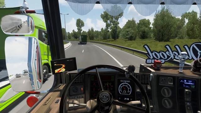 ? ETS2 1.46 | TMLogistics Scania 3 series Old Skool смотреть онлайн