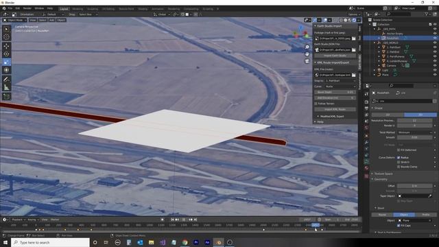KML Flight Path (Google Earth Studio W/ Blender)