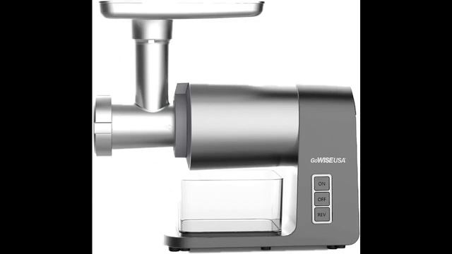 GoWISE USA GW88012 Electric Meat 2000-Watt Max Grinder with DC Motor with 3 Grinding Plates смотреть онлайн