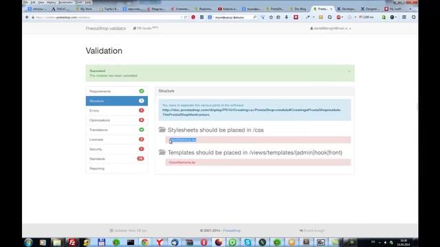 PrestaShop Структура модуля - 1.6 смотреть онлайн