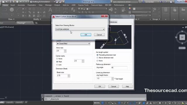 How to create your own arrow style in AutoCAD смотреть онлайн