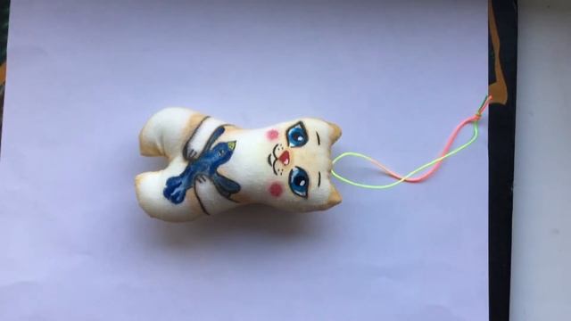 Нежный котик с птичкой - игрушка своими руками смотреть онлайн