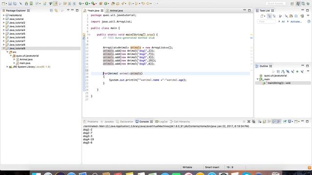 Video 9: Custom Collection sort in Java. смотреть онлайн