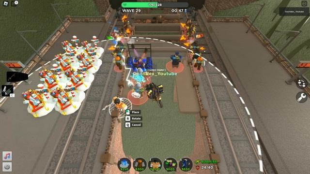 Gladiator and Accelerator Solo Mason Arch Roblox Tower Defense Simulator смотреть онлайн