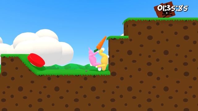 УГАР И СЛЕЗЫ В ПРОХОЖДЕНИИ SUPER BUNNY MAN ? смотреть онлайн