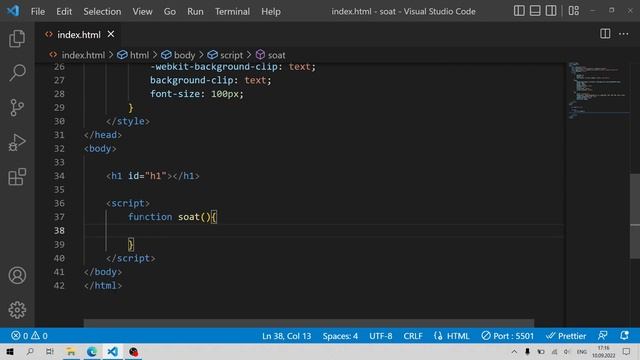 Создание простых часов в html css js смотреть онлайн