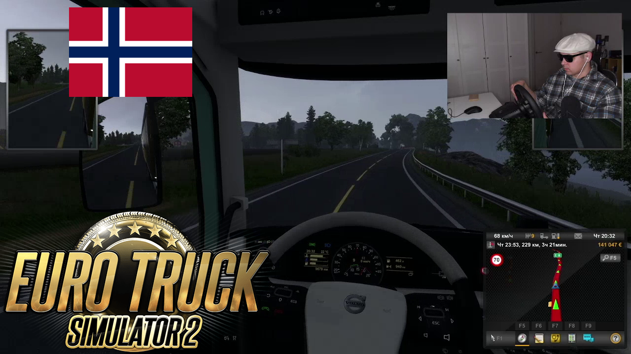 Катаемся по НОРВЕГИИ в EUROTRUCK SIMULATOR 2! Запись стрима 30.04.2024
