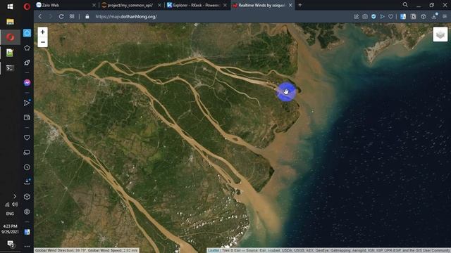 Demo leaflet velocity to show direction and intensity of winds смотреть онлайн