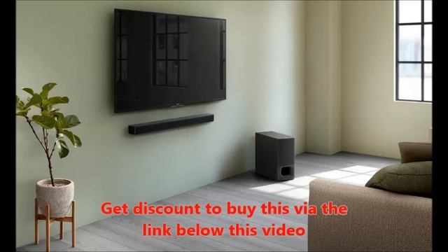 Sony HT S350 Soundbar with Wireless Subwoofer S350 2 1ch Sound Bar and Powerful Subwoofer смотреть онлайн