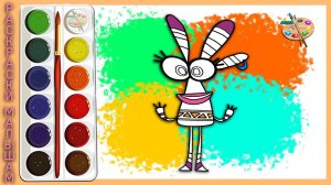 Куми куми Юси /  Разукрашки мультяшки Куми Куми Юси