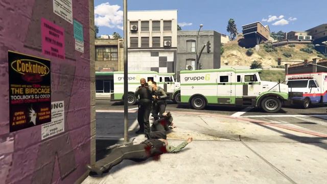 GTA 5 NPC Wars 46 - Shadow Company Vs Gruppe 6 Security #npcwars