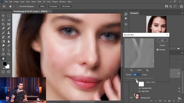 How To Smooth Skin In Photoshop In 2023 | #piximperfect  | #skinsmoothediting