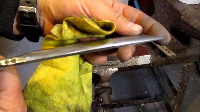 Шлифовка полировка клинка смотреть онлайн