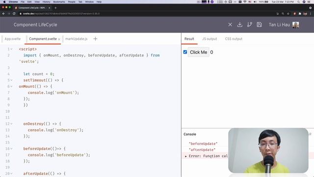 Svelte Tutorial for Beginners - Component Lifecycle смотреть онлайн